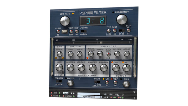 PSP StompFilter – Audio Plugins México