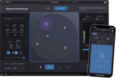 Sound Particles Space Controller Standard